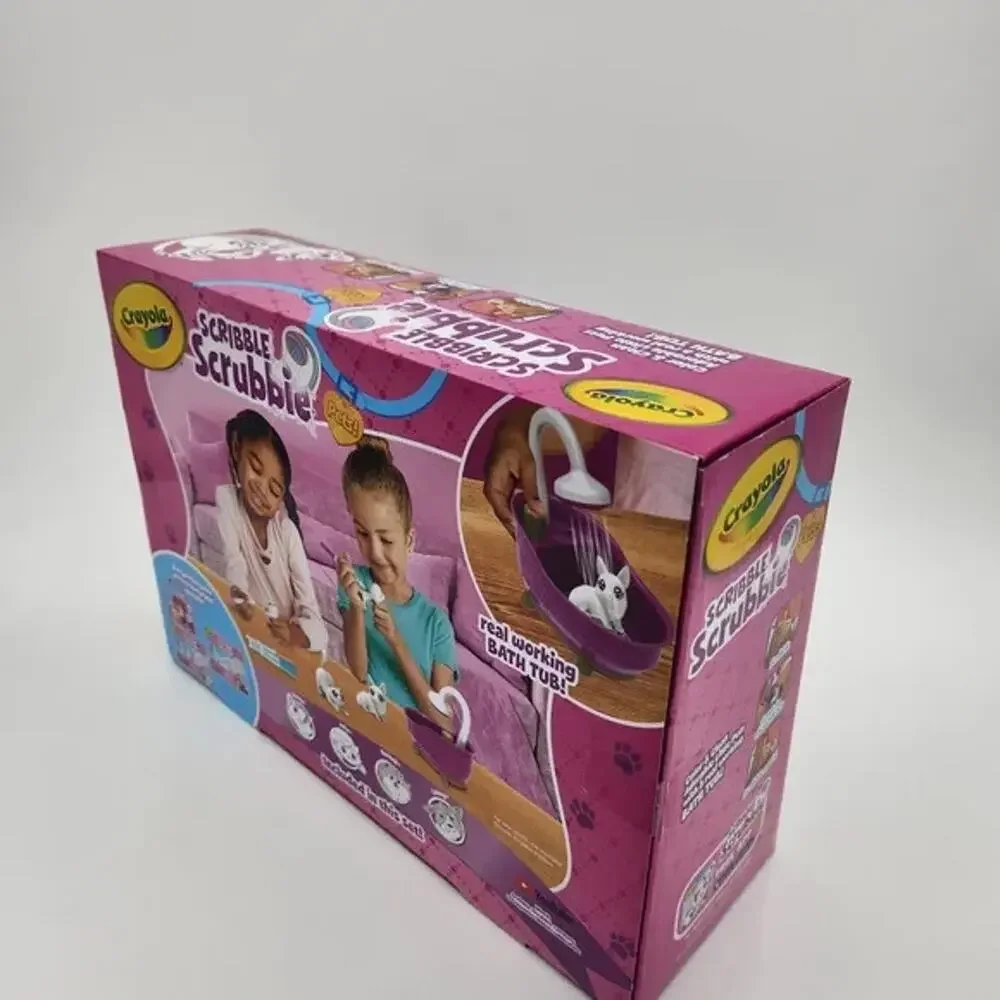 Crayola Scribble Scrubbie Pets Glam Tub, Color & Wash Toy Animal Set, Arts and C